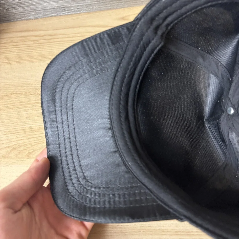 Harley-Davidson Hat Strap Back Girls Black Nylon Sequin Motorcycle Biker